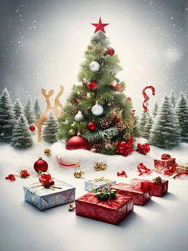 kerstboom van hisam colours