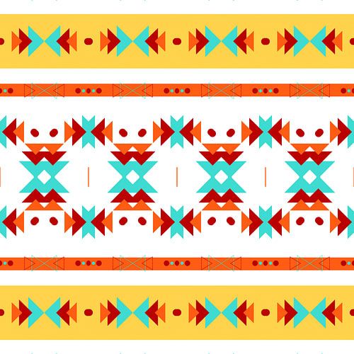 Patroon van driehoeken en cirkels