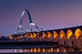 The crossing bridge at Nijmegen by Adelheid Smitt