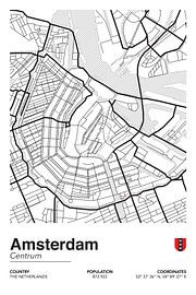 City map of Amsterdam