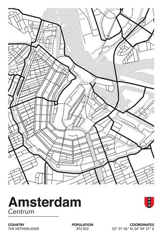 City map of Amsterdam
