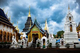 Pagodas under the Dark Sky by Franklin Driessen