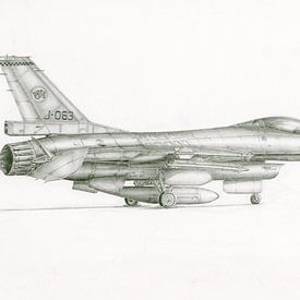 F-16 Fighting Falcon van Frank Vos