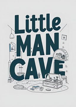 Little Man Cave - Chambre d'enfant sur Andreas Magnusson