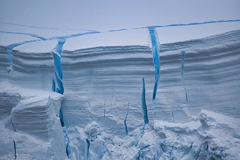 Deep into the blue crevices by Frank's Awesome Travels