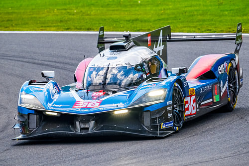 De hypercar Alpine A424 op Spa-Francorchamps