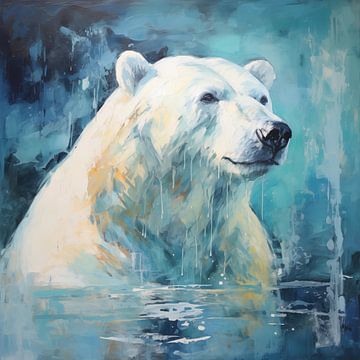 Eisbär künstlerisch von TheXclusive Art