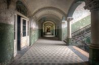 Un long couloir plein de pourriture. par Roman Robroek - Photos de bâtiments abandonnés Aperçu