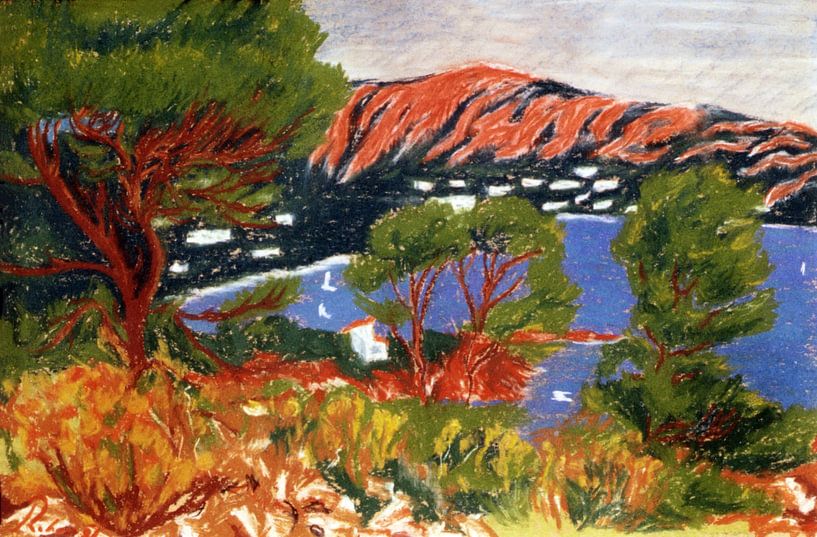 In der Bucht von Agay von Johannes Rohen