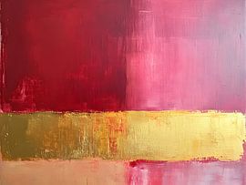 Réduction en rouge, rose et or