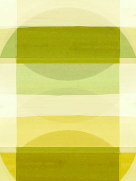 Abstract Organic Shapes Spring Green by FRESH Fine Art