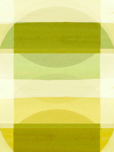 Abstract Organic Shapes Spring Green