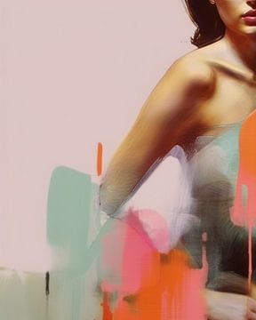 Tweeluik: abstract vrouwelijk naakt van Studio Allee
