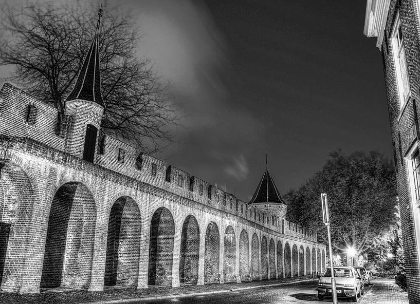 Stadsmuur in Z/W par Kei(stad) Donker