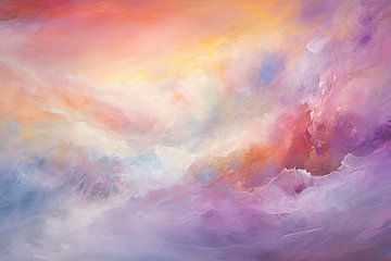 Whispers of Satisfaction | Mindfulness Painting by ARTEO Paintings
