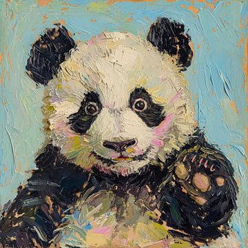 Babypanda naar Hockney 2 van DNH Artful Living