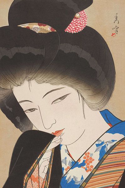 Approche de la neige, Yamakawa Shūhō par Des maîtres magistraux