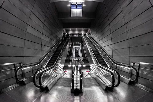 Escalators in Copenhagen