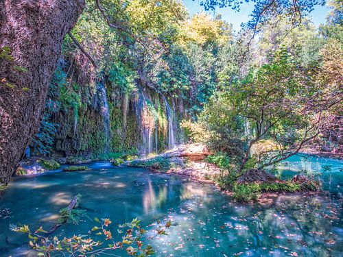 Mooie Zicht Op De Kursunlu Waterval