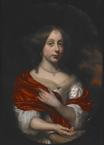 Portret van een jonge dame, Nicolaes Maes