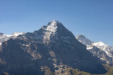 Eiger Norwand, avec la Jungfrau en arrière-plan