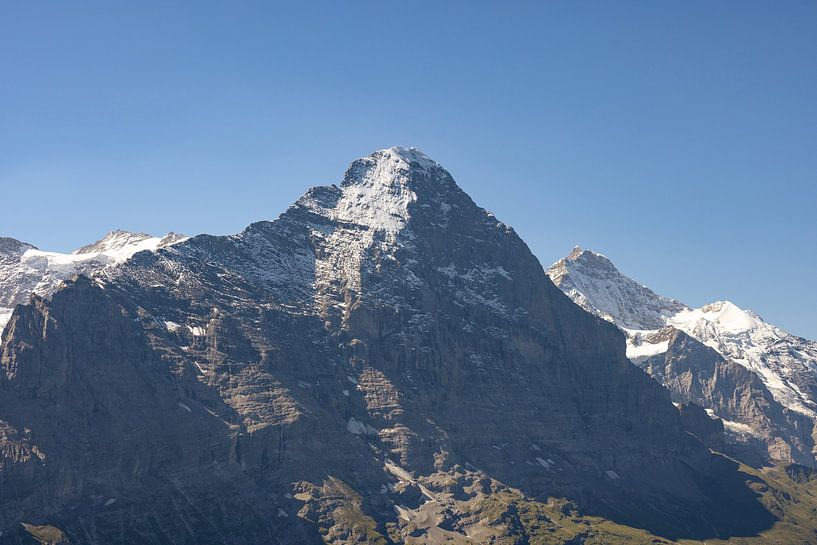 Eiger Norwand, with the Jungfrau in the background by Reinier Holster