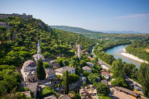 Pocbositelj, Bosnia and Herzegovina – an ancient town on the River Neretva