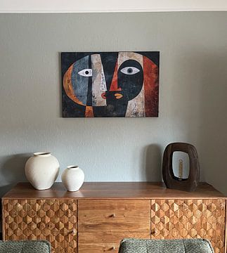 Klantfoto: Abstract Picasso van Kunst Kriebels