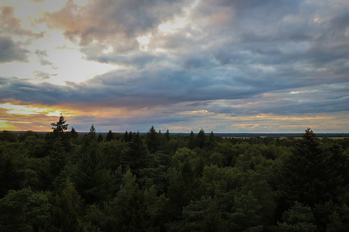 Au-dessus du paysage