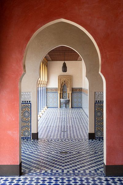 Maurischer Innenhof mit Brunnen von Alexander Baumann
