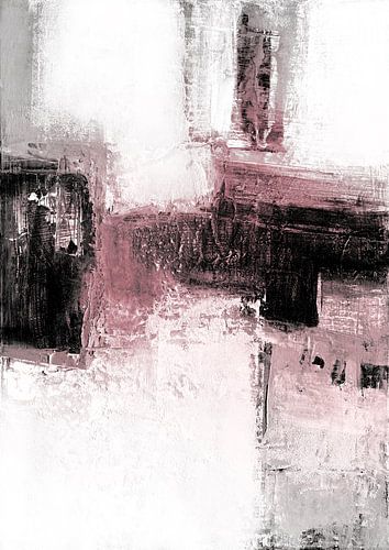 roze zwart wit abstract