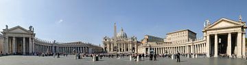 Het Vaticaan, the Vatican. Sint Pieterskerk. Rome, Italy van Martin Stevens