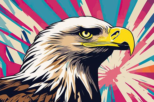Pop-art arend: Het witstaartwonder