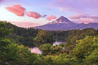 Nieuw-Zeeland Mount Taranaki in de ochtend van Jean Claude Castor thumbnail