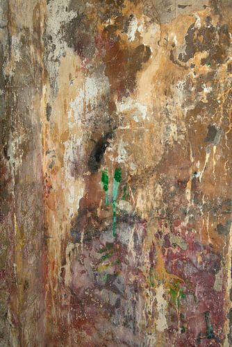 Kleurrijk historisch pleisterwerk