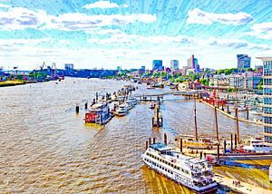 Elbe et amarres