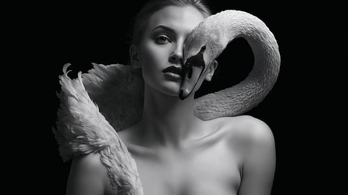 An image in which elegance takes on a darker side