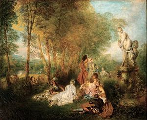 Antoine Watteau - The Feast of Love