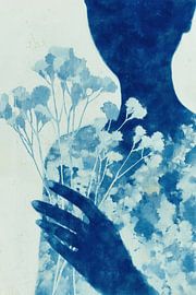 Botanical Figure Study by Chromatic Storm Studio