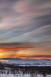 Lappland, perlweißer Sonnenaufgang über Kilpisjärvi (Finnland) von CP76 Fotografie