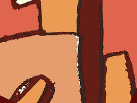 Abstract Autumn, Shaped Colours 2 by Kerstin Franz