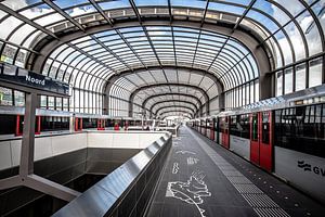 U-Bahn-Station auf der Nord-Süd-Linie Amsterdam