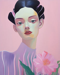 Hübsch in Rosa und Lila