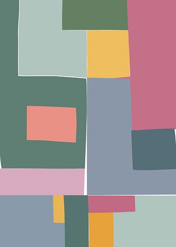 Mozaïek Tertiair | Kleurvlakken