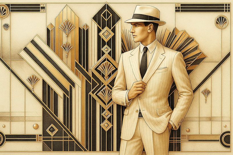 Gatsbys Art Deco Grandeur by Chromatic Fusion Studio