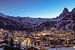 Zermatt et le Cervin à la tombée de la nuit sur Arthur Puls Photography