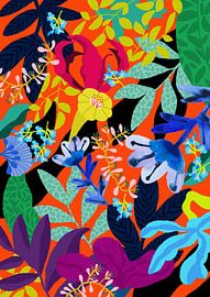 9933x14043 Din 131 Abstract Floral by Rafaela Mascaro