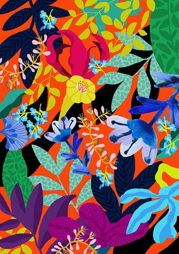 9933x14043 Din 131 Abstract Floral