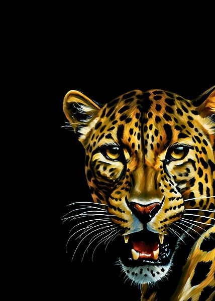 Leopard Face by BRZ999