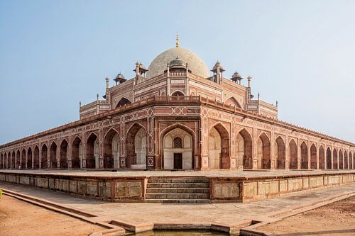 India, Delhi, Humayun's Tomb, gebouwd door Hamida Banu